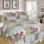 3 Piece Quilt Set Luxury T2109115-C Double Queen - Luxury Double Queen