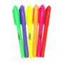 6X Evident Junior Fluorescent Neon Ink Highlighter Pens