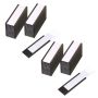 30PCS Magnetic Label Holders With Data Card Holders 1 X 3 Inch