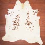 Aa Grade Cow Hide 263 Brown white XXL - Extra Extra Large Brown white Spotted