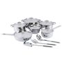 15-PIECE Stainless Steel Cookware & Utensil Set