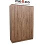 Scotty 3 Door Wardrobe - Rustic Birch