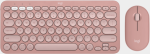 Logitech Pebble 2 Wireless Keyboard And Mouse Combo Rose 920-012241
