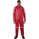 CONTI Trade Polycotton Suit - Reflective Arms & Legs - Orange Tape