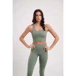 Laurel Cross Back Top Olive Green - Large