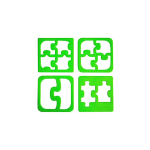 Lunch Punch Sandwich Cutters Assorted - Green Puzzle