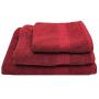 Eqyptian Collection Towel -440GSM- 1 Handtowel 1 Bathtowel 1 Bathsheet -burgundy