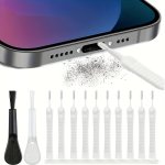 12PCS SET Impact Resistant Small Brush Holes Gap Cleaning Shower Head Cleaning Phone Hole Cleaning Keyboard Cleaning Keyboard Cl