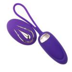 High Quality Silicone Wireless Vibrator Love Egg - Dark Purple