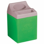 Complete Plastic Recycle Battery Bin – Modulus – 33 X 33 X 66CM – Colour Options – Recmdbbgn