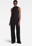 G-star Raw Open Back Jumpsuit - Dk Black