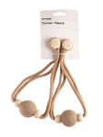 Natura L Rope Curtain Tieback Set - One Size Metallic