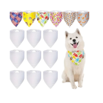 Sublimation Pet Bandana Heat Transfer Washable Triangle Dog Scarf