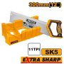 Ingco Saw Hand Back 300MM With Mitre Box - HMBSB30062