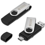 Shuffle Glint Flash Drive 32GB Silver