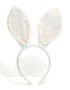 Kids Sequin Fabric Easter Bunny Ears Headband
