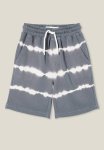 Cotton On Harlow Longline Fleece Short - Steel vanilla Tie Dye