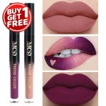 Buy 1 Get 1 Free Waterproof Lip Glaze Set Red Lipstick Lip Gloss Long Lasting Color Rendering Velvet Blendable Lip Gloss Valenti