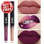 [Buy 1 Get 1 Free]Waterproof Lip Glaze Set Red Lipstick Lip Gloss Long Lasting Color Rendering Velvet Blendable Lip Gloss Valentine's Day Gifts