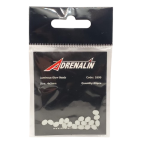 Adrenalin Luminous Glow Bead 4X5MM White