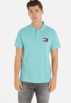 Tommy Hilfiger Tjm Tommy Badge Lightweight Polo - Mid Blue