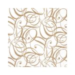 3 Ply Lunch Serviettes 33X33 Celebration Gold 20S Tbd