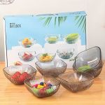 6 Piece Grey Salad Bowl