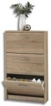 Kaio Perugia 3 Drawer Shoe Cabinet