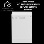 Defy White Atlantis Dishwasher - 13 Place Setting DDW240