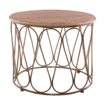 Metal rattan Side Table 42 Cm X 52 Cm