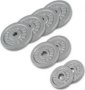 Cast Iron Weight Plate Set 27.5KG - Silver