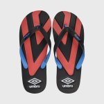 Umbra Mens Umbro Asym Diamond Thong Sandal _ 181186 _ Black - 9 Black