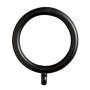 25 Mm Steel Rings Black 10