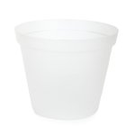 Orchid Plastic Pot Clear Extra Small 8.5CM. - Extra Small 8.5CM Top Dia 6CM Bottom Dia 7.5CM Height . 300ML Single 1PC . Round