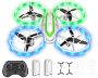 MINI Drone For Kids Beginners Rc Quadcopter Drone With Colorful Light One Key Start Altitude Hold Headless Mode 3D Flips Indoor Rc Helicopter To