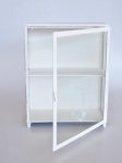 Iron Glass Cabinet With Anchor 55X43X28CM