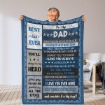1PC Dad Blanket From Daughter Or Son Birthday Gifts For Dad Dad Gifts Gifts For Dad Who Wants Nothing Best Dad Gifts Ideas Soft