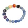Chakra Bracelet For Anxiety Lightweight Dumortierite Stone