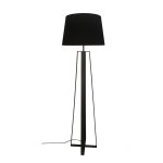 Quad Short Floor Lamp Black