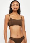 Calvin Klein Unlined Bralette - Umber