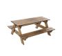 Kiddies 6 Seater Picnic Table- Varnish Finish