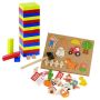 Wooden Toys Block Tower & Tap Farm Game