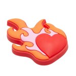 Crocs Heart On Fire Jibbitz