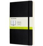 Moleskine Expanded Large Plain Softcover Notebook Black - Lined Paperback