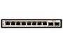 8 Port Gigabit Ethernet Ai Poe Switch With 2 Sfp Uplink