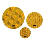 Yellow Food Cover Set 3 PC