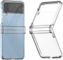 Anti-yellow Camera Cut-out Case With Hinge For Samsung Galaxy Z Flip 4