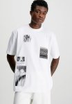 Calvin Klein Multi Landscape Graphic Tee - Bright White