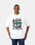 Flock Grafiti Print White T-Shirt - XXL White