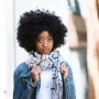 Twill Scarf - Maciver Wild Dove/dark Coral - One Size Scarf